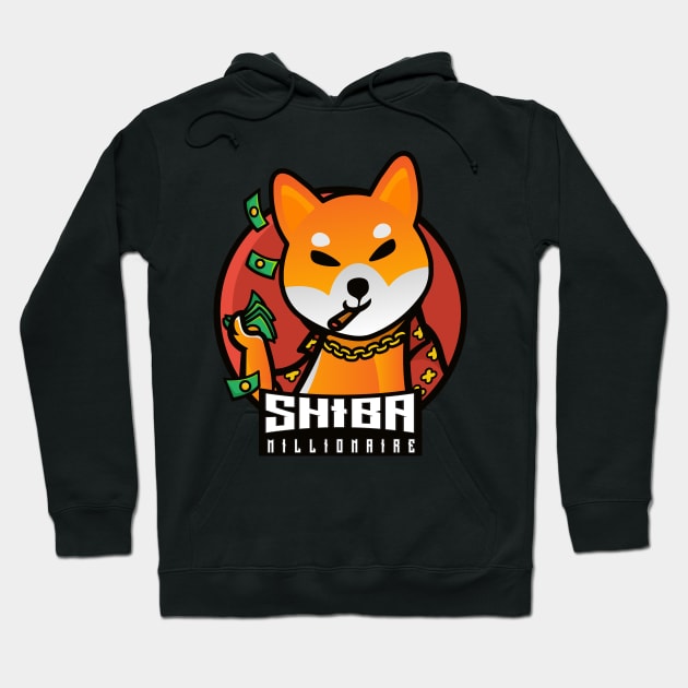 SHIBA Millionaire - SHIB Shiba Inu Crypto Hoodie by EverGreene